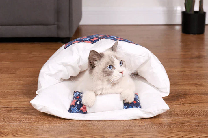 Winterslaapzak voor Katten – SnugKitty Frost Magic