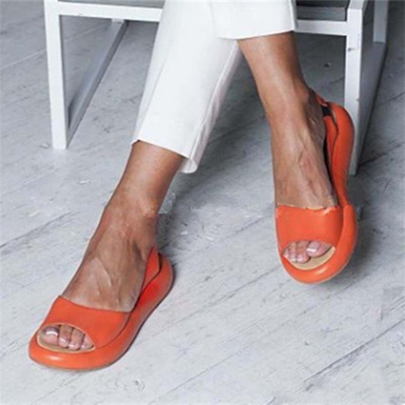 
                  
                    Elvarina – Vlakke Dames Sandalen met Open Teen en Chique Comfort voor Zomerse Dagen
                  
                