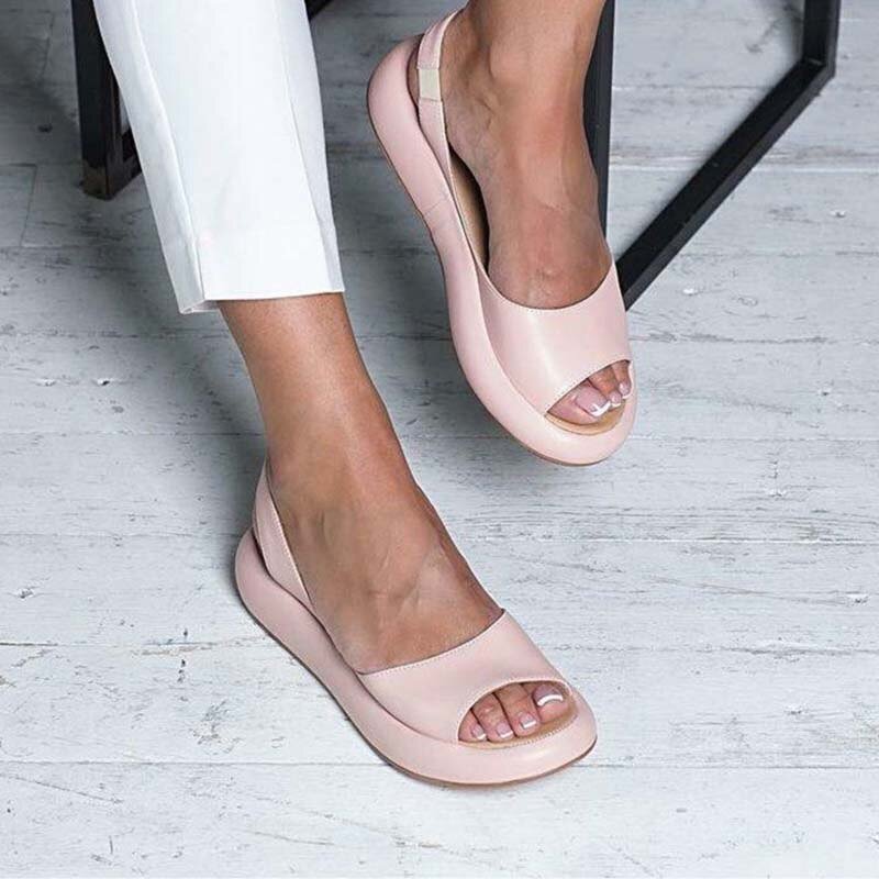 
                  
                    Elvarina – Vlakke Dames Sandalen met Open Teen en Chique Comfort voor Zomerse Dagen
                  
                