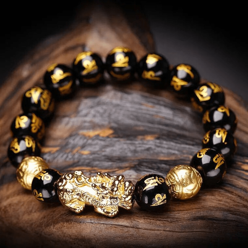 Pi Xiu Zwarte Obsidiaan Armband - Kaelith
