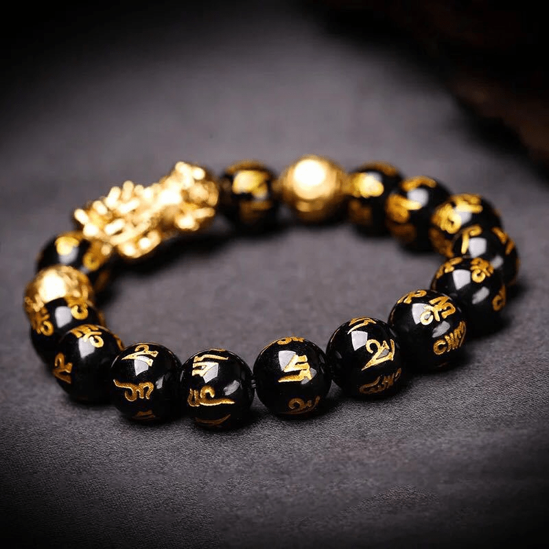 Pi Xiu Zwarte Obsidiaan Armband - Kaelith