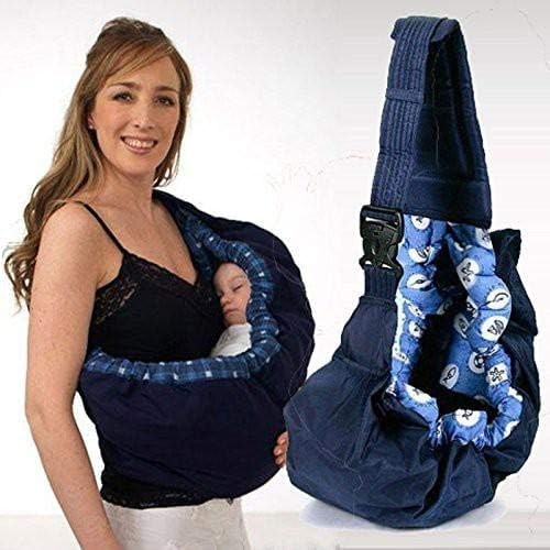 Babydrager voor kinderen: draagdoek voor baby's met gewatteerde schouderband en verstelbare gespsluiting