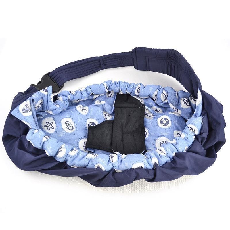 Babydrager voor kinderen: draagdoek voor baby's met gewatteerde schouderband en verstelbare gespsluiting