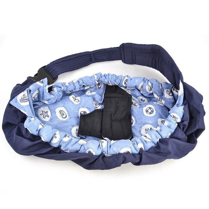 Babydrager voor kinderen: draagdoek voor baby's met gewatteerde schouderband en verstelbare gespsluiting