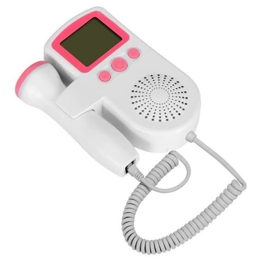 Foetale doppler voor thuis voor zwangerschapsmonitoring met verlicht lcd-scherm en handsonde
