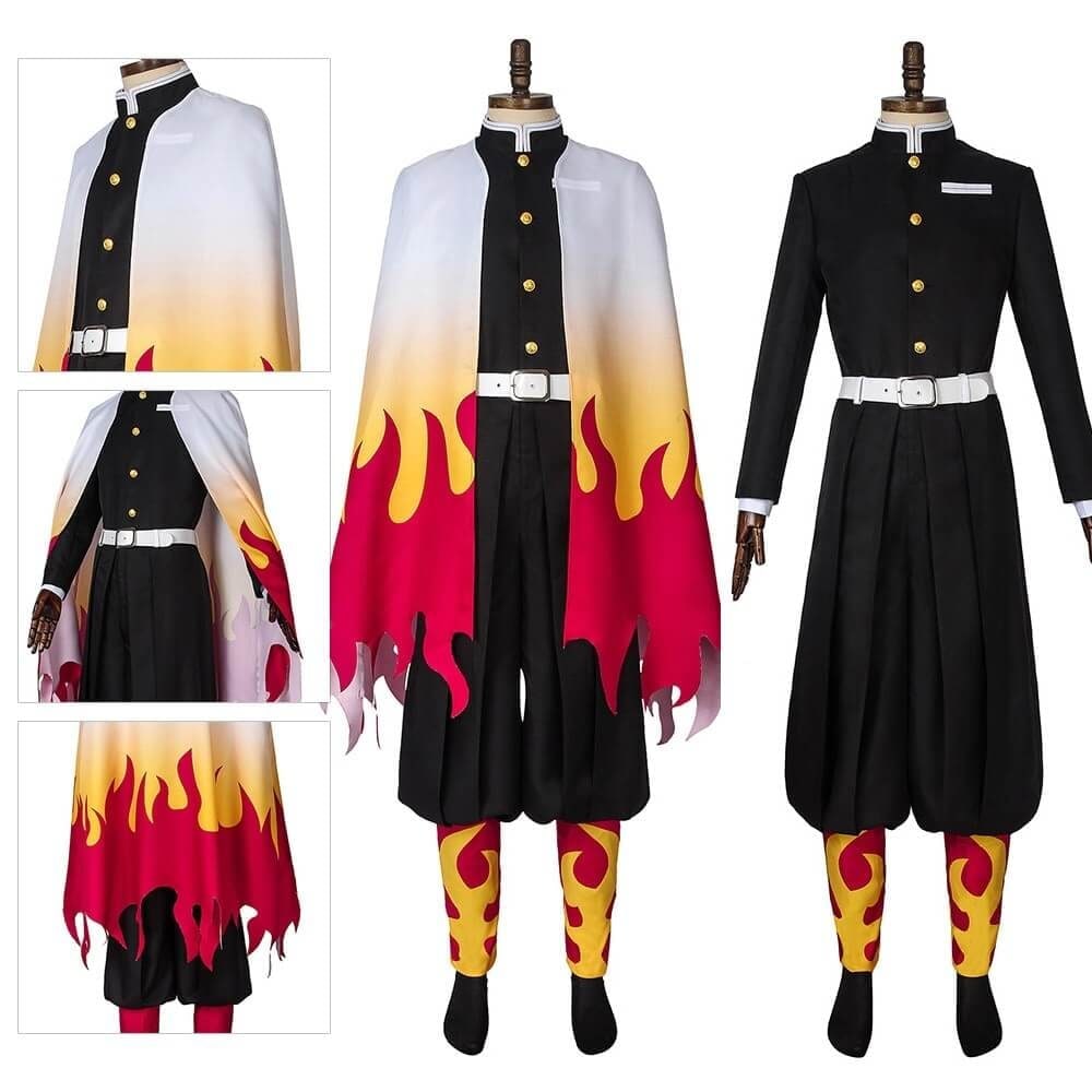 Halloween anime cosplaykostuum en outfitset voor kinderen met kimono haorijas en brede beenwikkels