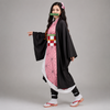 Halloween anime cosplaykostuum en outfitset voor kinderen met kimono haorijas en brede beenwikkels