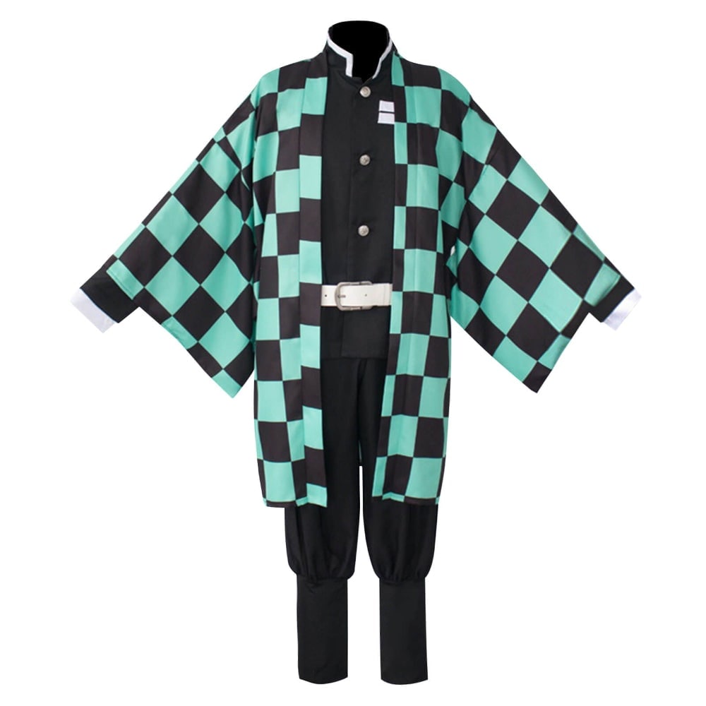 Halloween anime cosplaykostuum en outfitset voor kinderen met kimono haorijas en brede beenwikkels