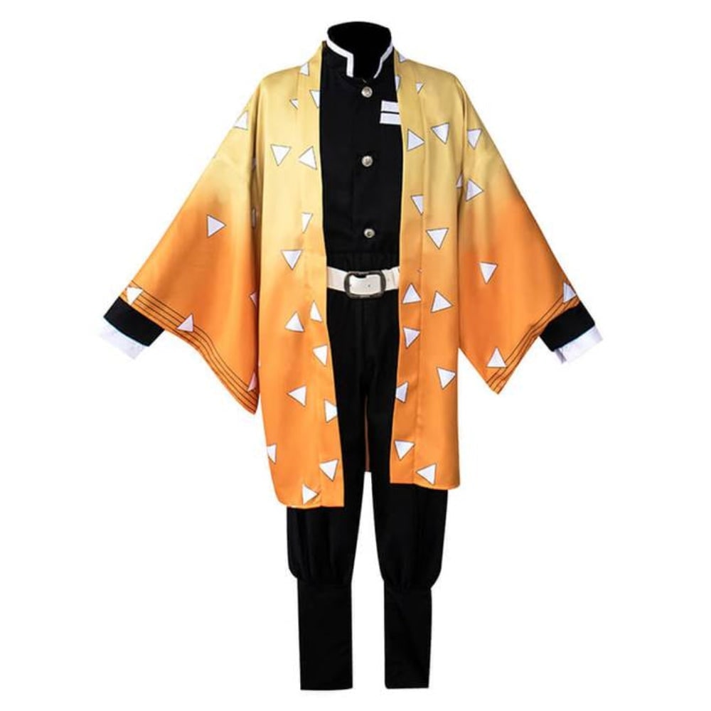 Halloween anime cosplaykostuum en outfitset voor kinderen met kimono haorijas en brede beenwikkels