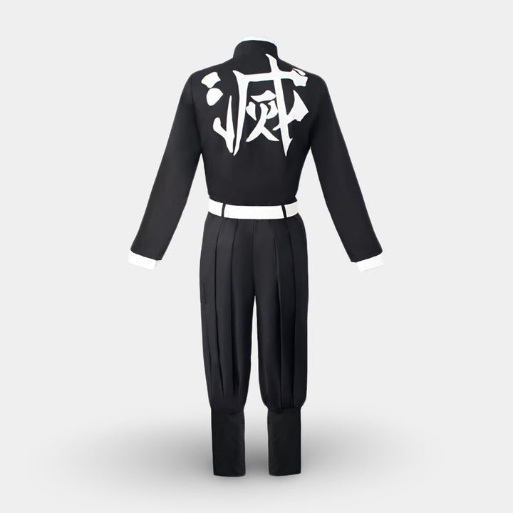 Halloween anime-cosplaykostuum en outfits voor kinderen met cape-jas met vlammenpatroon en beenwikkels
