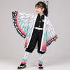 Halloween anime-cosplaykostuum voor kinderen met vlinderkimonojas, vijfdelige set