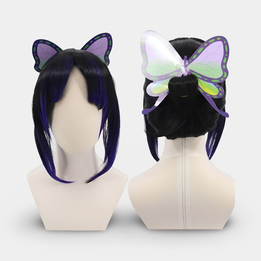 Halloween anime-cosplaykostuum voor kinderen met vlinderkimonojas, vijfdelige set
