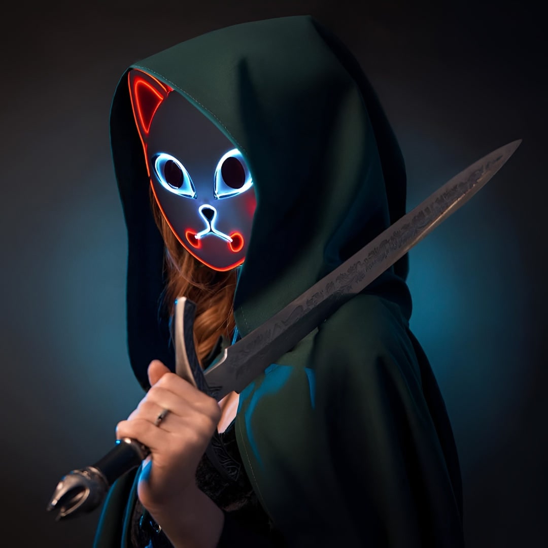 Halloween anime-cosplaykostuum voor kinderen met haorijas en personage voor feestjes