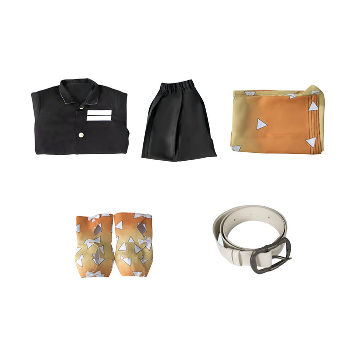 Halloween anime-cosplaykostuum voor kinderen met haori-jas en vos voor personagefeesten en verkleden