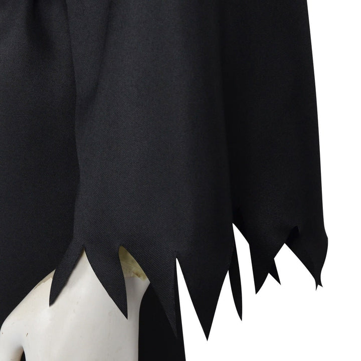 Halloween-cosplaykostuum voor kinderen, Koreaanse traditionele hanbok met hoedaccessoires en zilverkleurige kettingdetails
