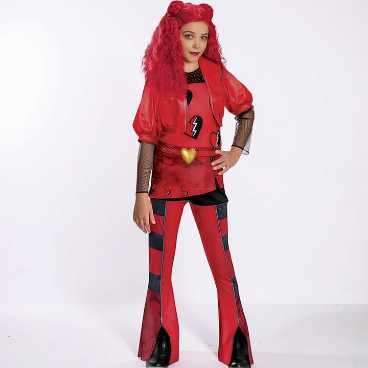 Halloween-cosplaykostuum voor kinderen met jasje en accessoires voor feestjes en verkleden