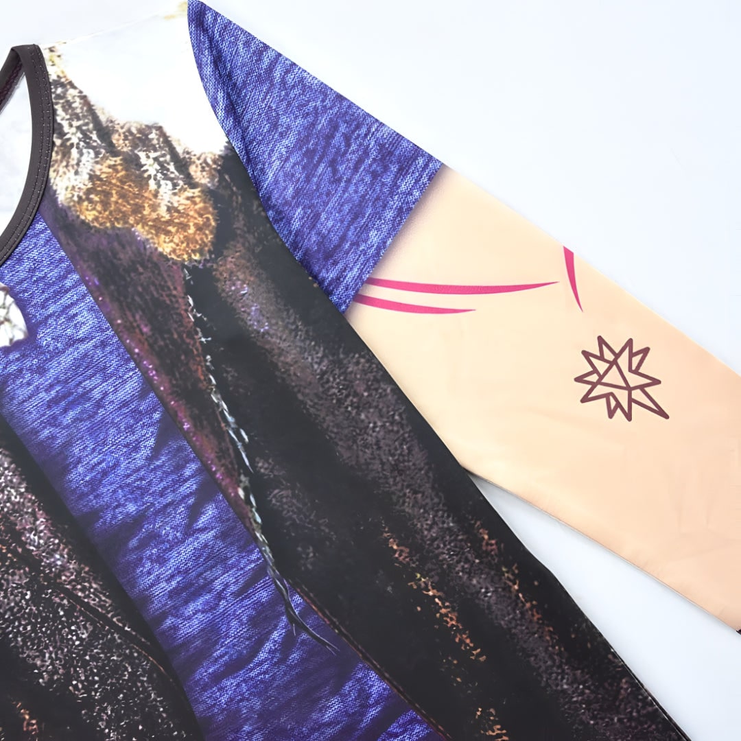 Halloweenkostuum voor kinderen en vest met rits met grappige print