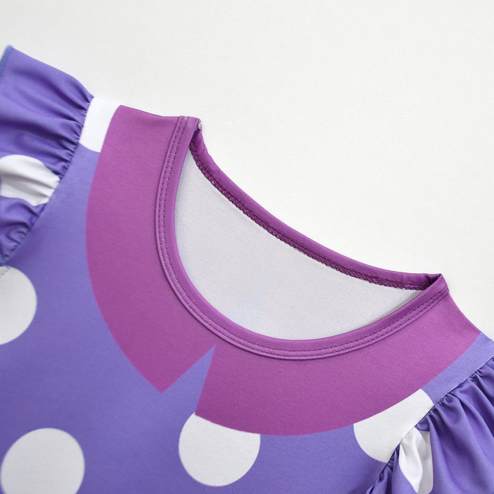 Halloweenkostuums voor kinderen: prinsessenjurk met stippen en ruches