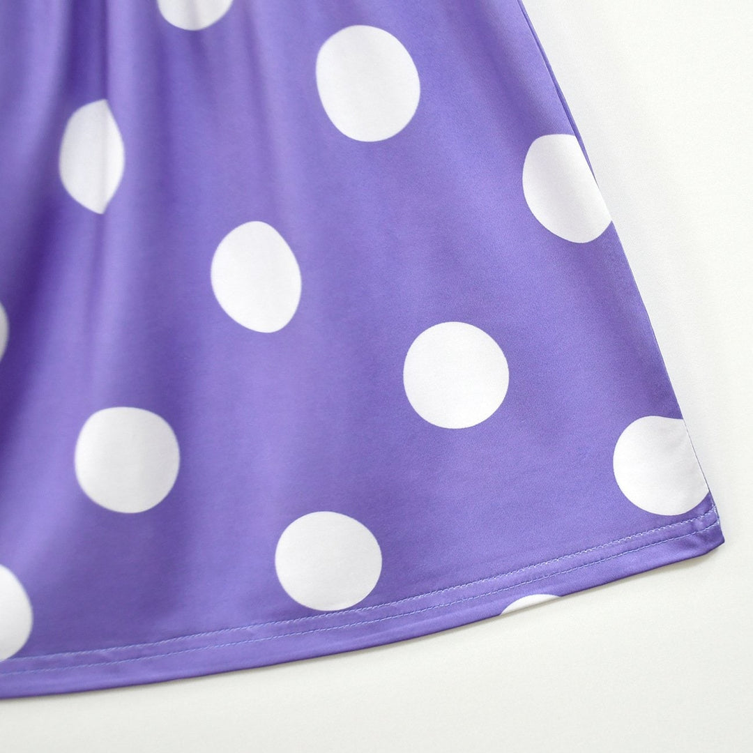 Halloweenkostuums voor kinderen: prinsessenjurk met stippen en ruches