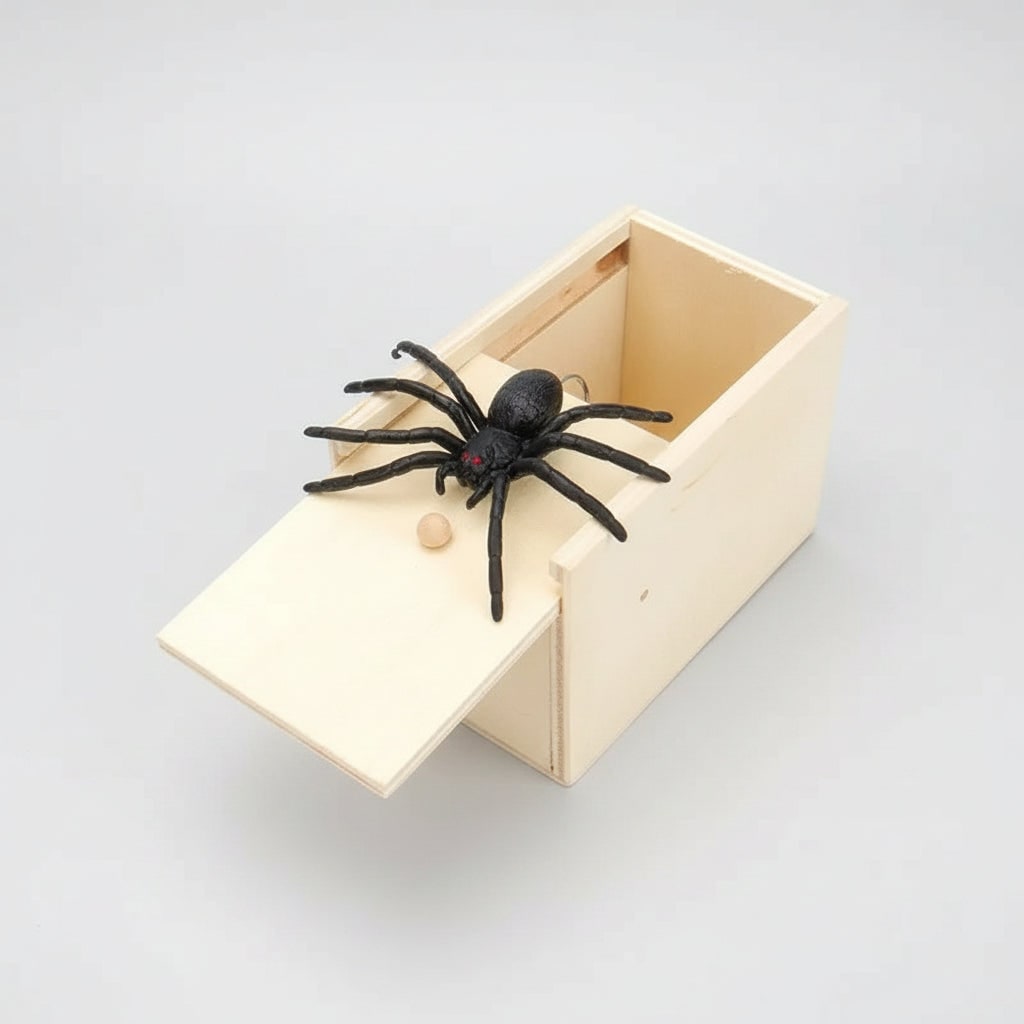 Halloween nepslang in blik voor kinderen, grappig speelgoed met veerbelaste springverrassing voor feestdecoratie