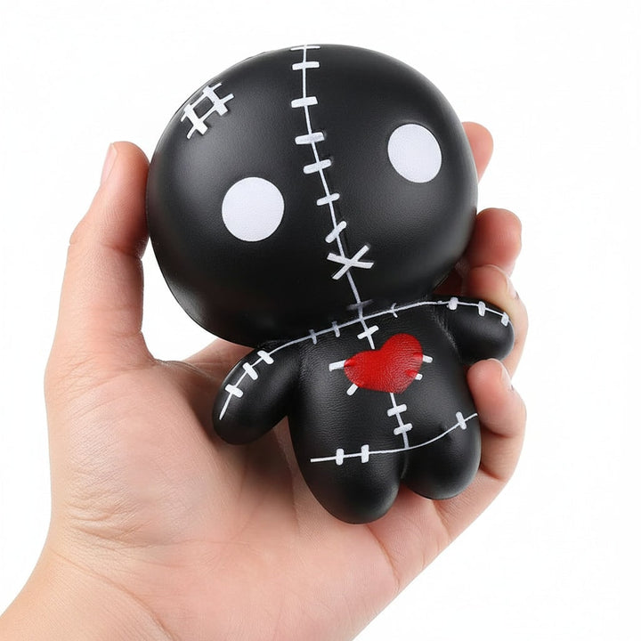Kinder Halloween squishy speelgoed anti-stress met langzaam rijzend schuim voodoopop-design en gestikte details