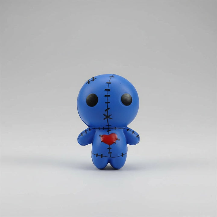 Kinder Halloween squishy speelgoed anti-stress met langzaam rijzend schuim voodoopop-design en gestikte details