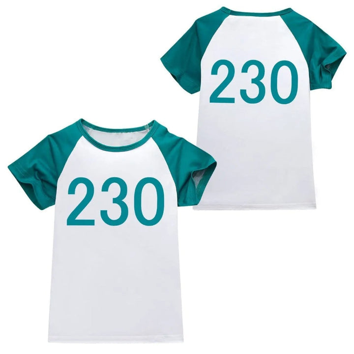 Halloween-kostuum Survival Game voor kinderen, driedelige set met jack, broek en t-shirt