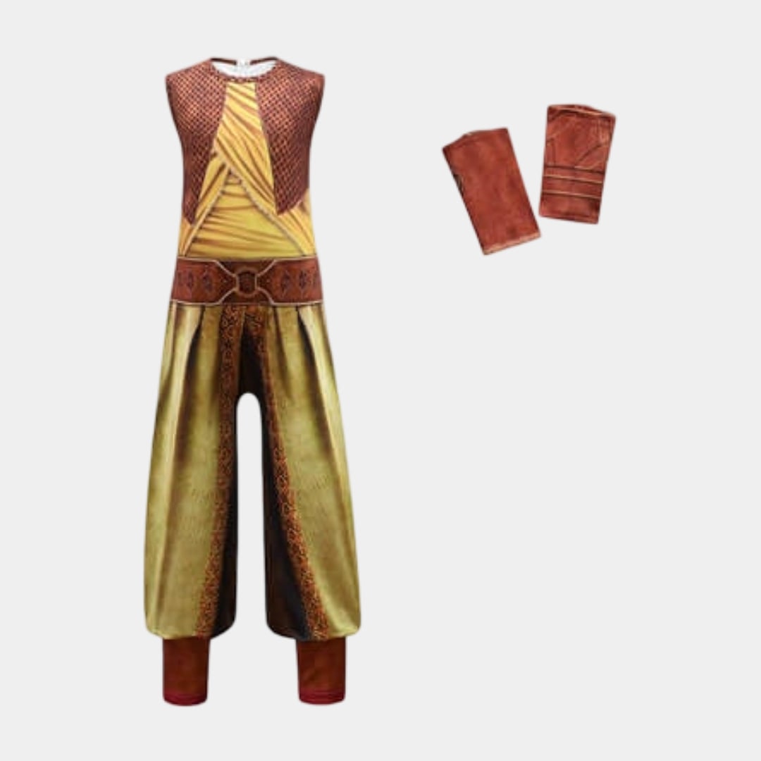 Halloween-vikingkrijgerskostuum voor kinderen met cape