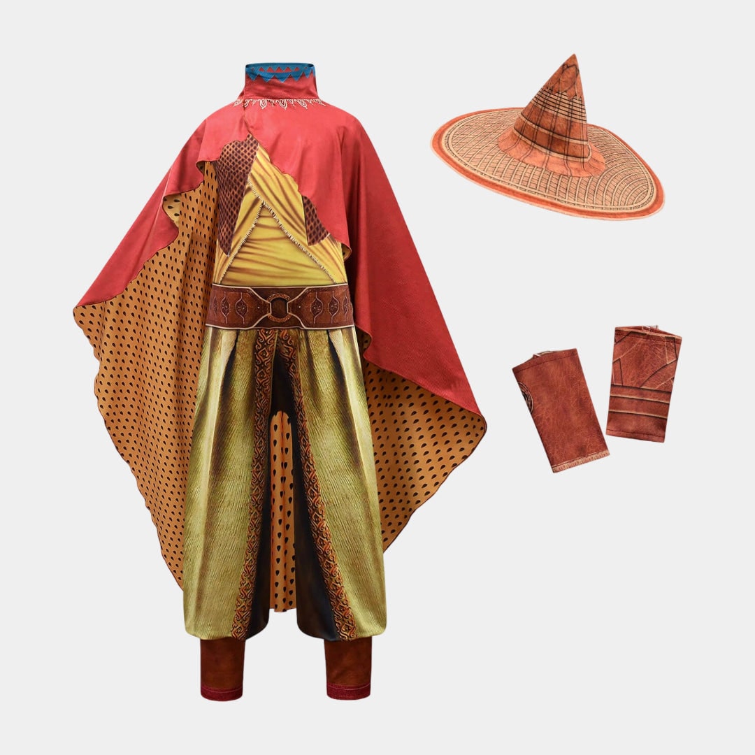 Halloween-vikingkrijgerskostuum voor kinderen met cape