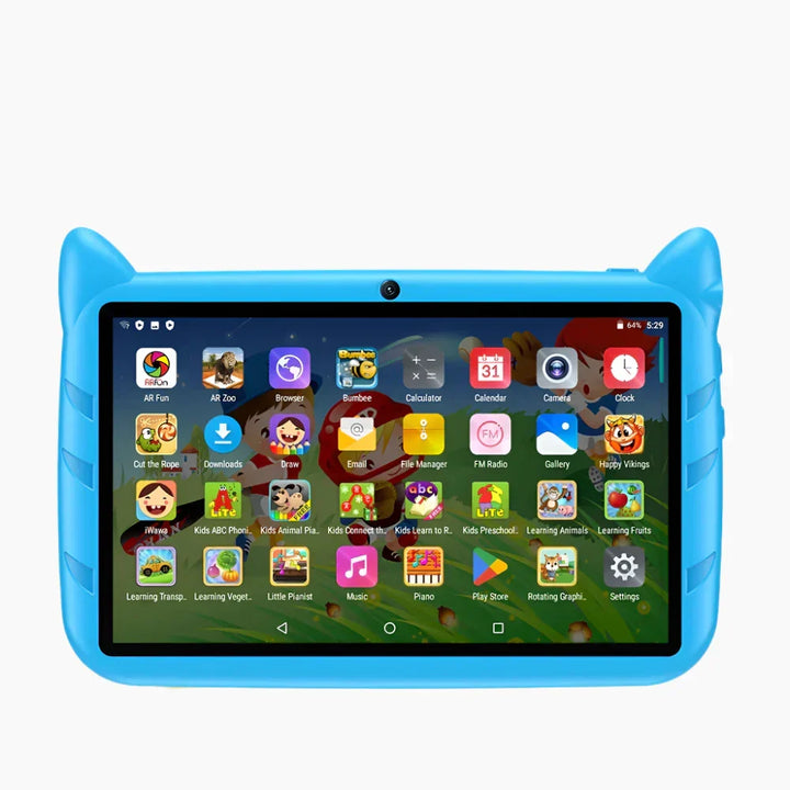 Kindertablet van 7 inch - Android 9.0-besturingssysteem, 4000 mAh batterij, 2+16 GB RAM
