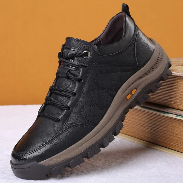 Orthopedische leren schoenen voor heren, comfortabel en waterdicht