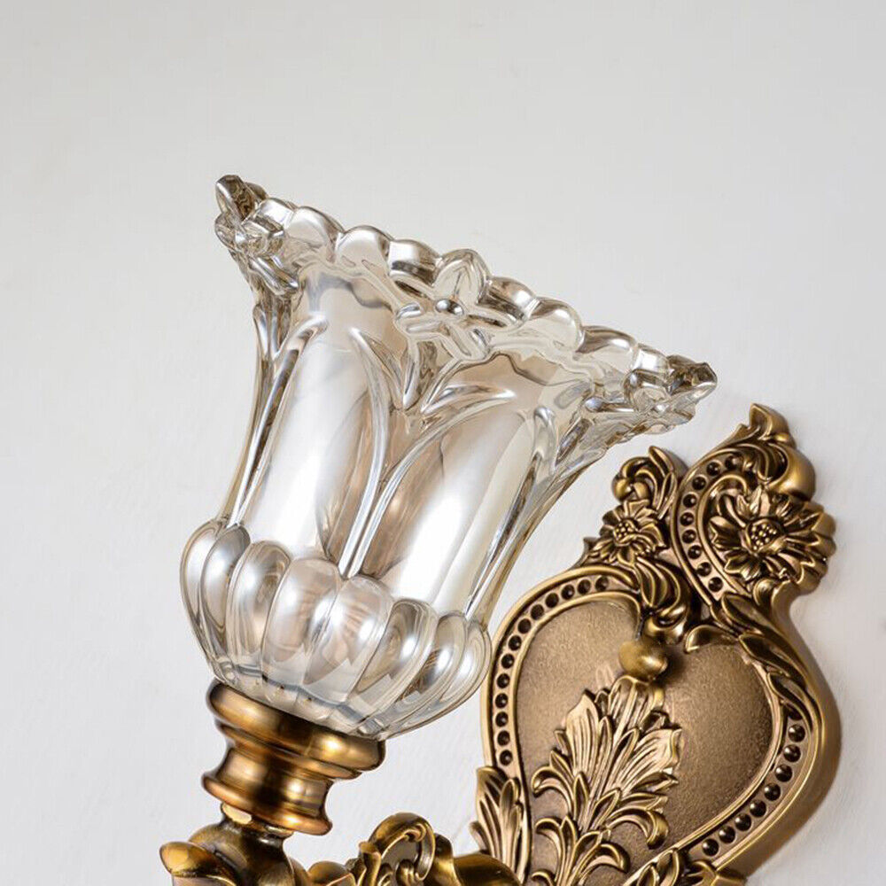 Vintage gouden wandlamp – Aureo
