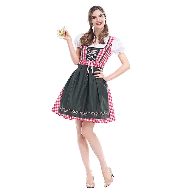Klassieke dirndljurk-set voor dames voor het Oktoberfest - Traditional Polyester