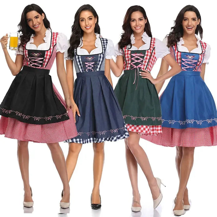 Klassieke dirndljurk-set voor dames voor het Oktoberfest - Traditional Polyester