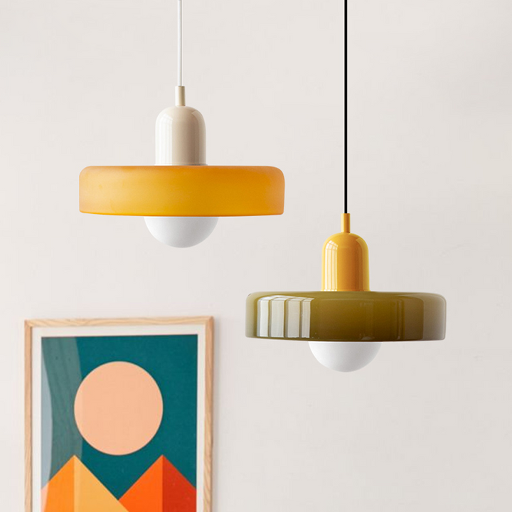 Kleurrijke hanglamp | Bauhaus-stijl | Artistiek design