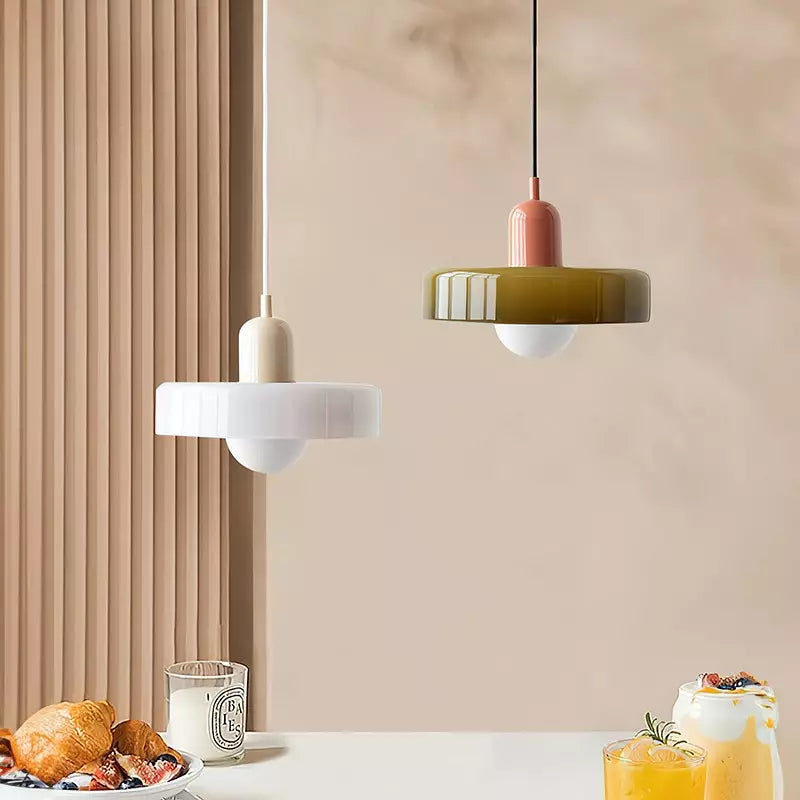 Kleurrijke hanglamp | Bauhaus-stijl | Artistiek design
