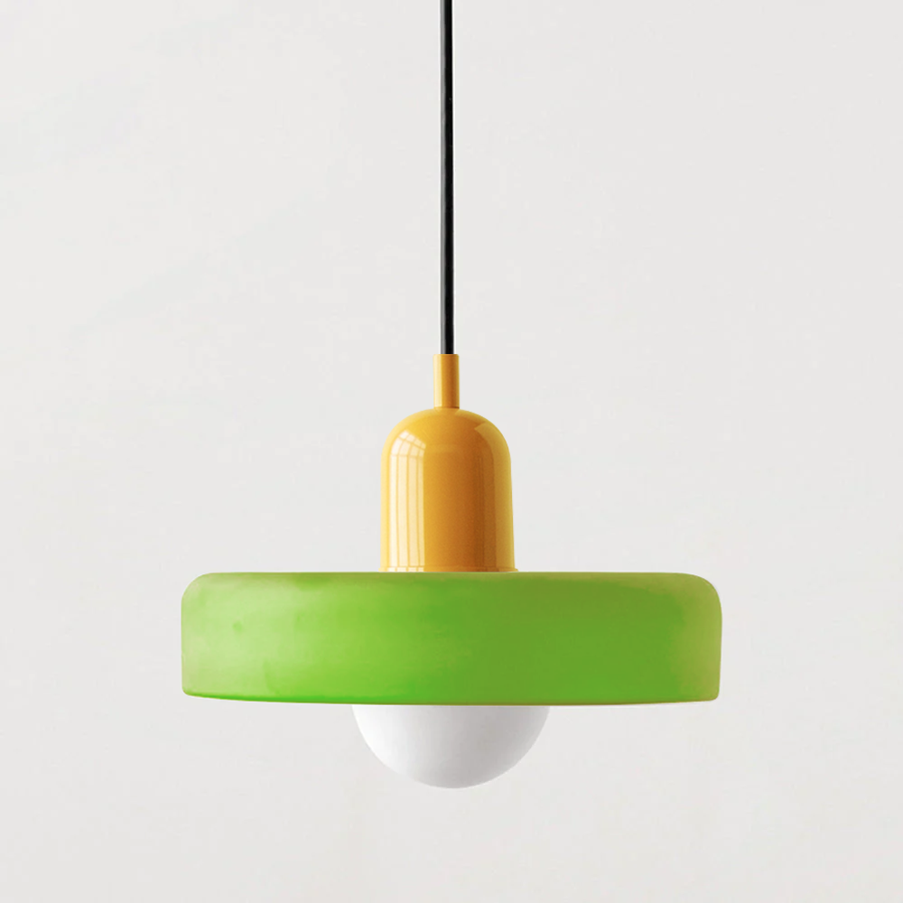 Kleurrijke hanglamp | Bauhaus-stijl | Artistiek design