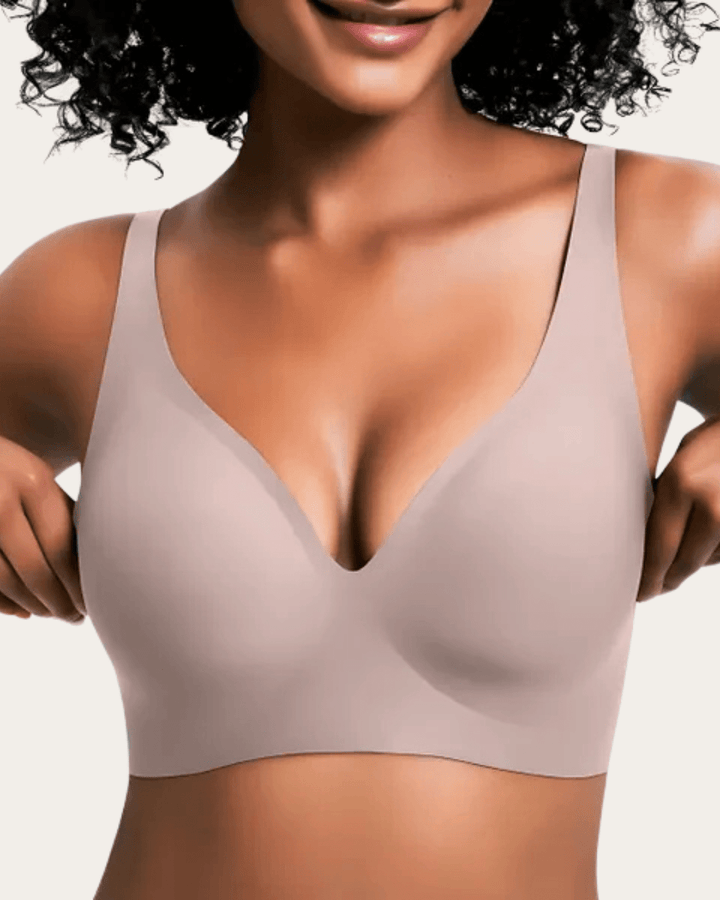 Draadloze comfort-bh met 3D-cups voor natuurlijke ondersteuning en draagcomfort de hele dag