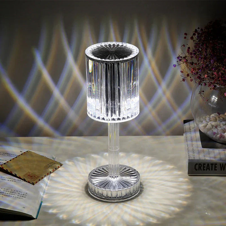 Dimbare kristallen tafellamp met moderne verlichting – Seraphine
