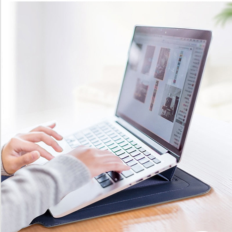 Laptoptas & Laptopstandaard 2-in-1 | Laptophoes & Standaard | Tas-standaard