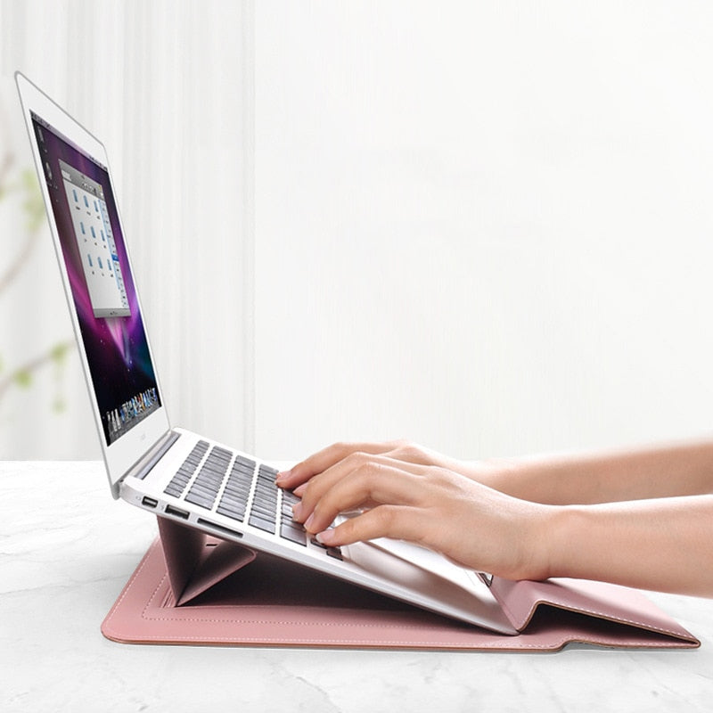 Laptoptas & Laptopstandaard 2-in-1 | Laptophoes & Standaard | Tas-standaard