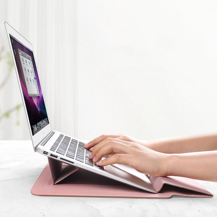 Laptoptas & Laptopstandaard 2-in-1 | Laptophoes & Standaard | Tas-standaard