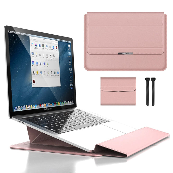 Laptoptas & Laptopstandaard 2-in-1 | Laptophoes & Standaard | Tas-standaard