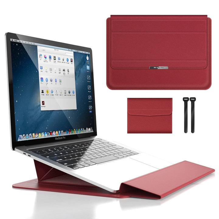 Laptoptas & Laptopstandaard 2-in-1 | Laptophoes & Standaard | Tas-standaard