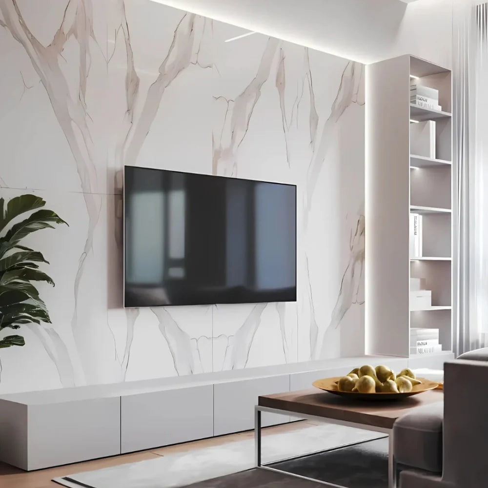 Ledstrip met bewegingssensor en geactiveerde verlichting voor slaapkamer, tape onder kast