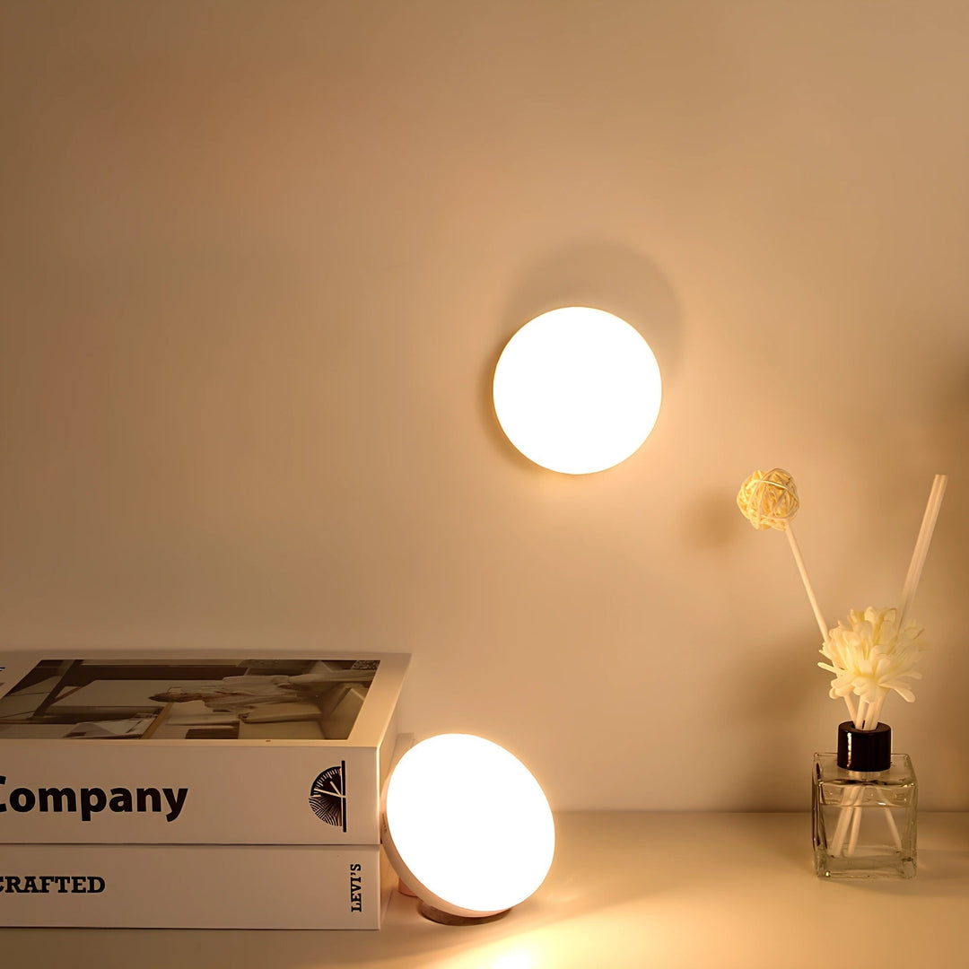 Led bewegingssensorlamp lichtgeactiveerde detectie draadloos magnetisch rond warmwit