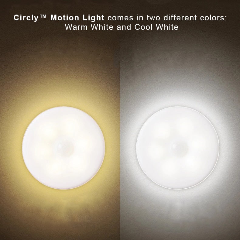 Led bewegingssensorlamp lichtgeactiveerde detectie draadloos magnetisch rond warmwit