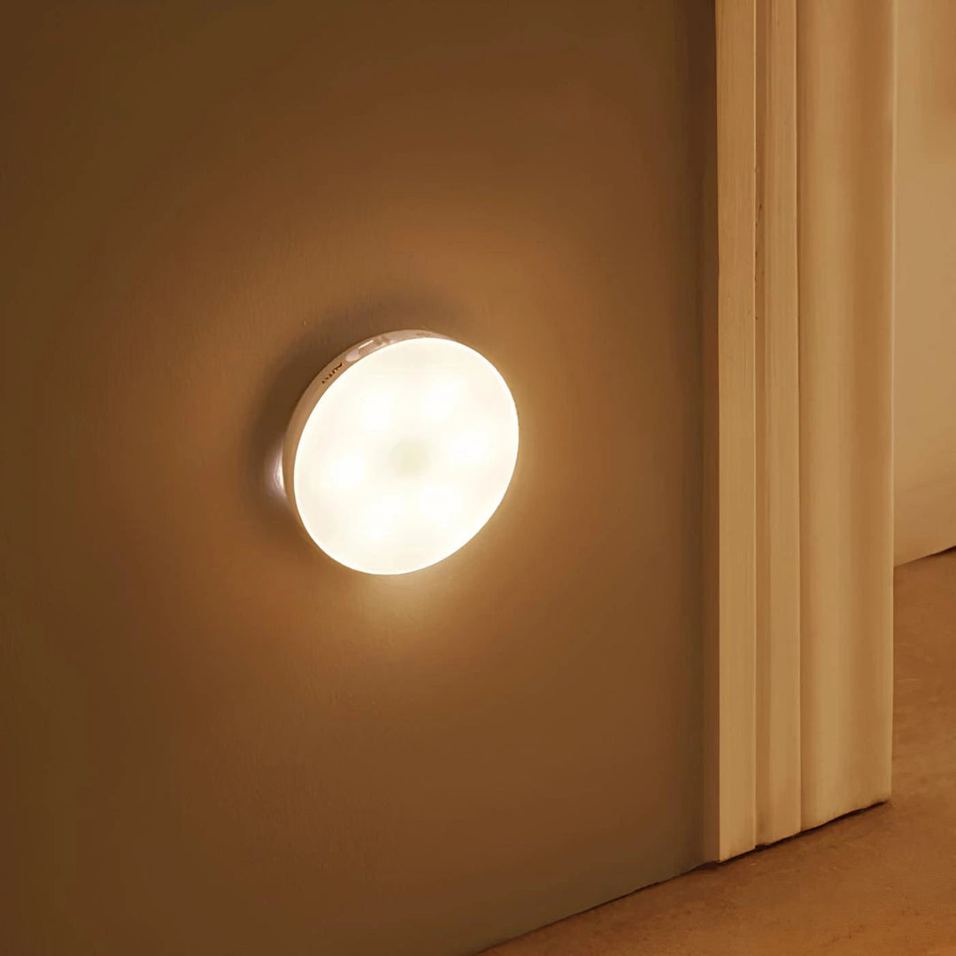 Led bewegingssensorlamp lichtgeactiveerde detectie draadloos magnetisch rond warmwit