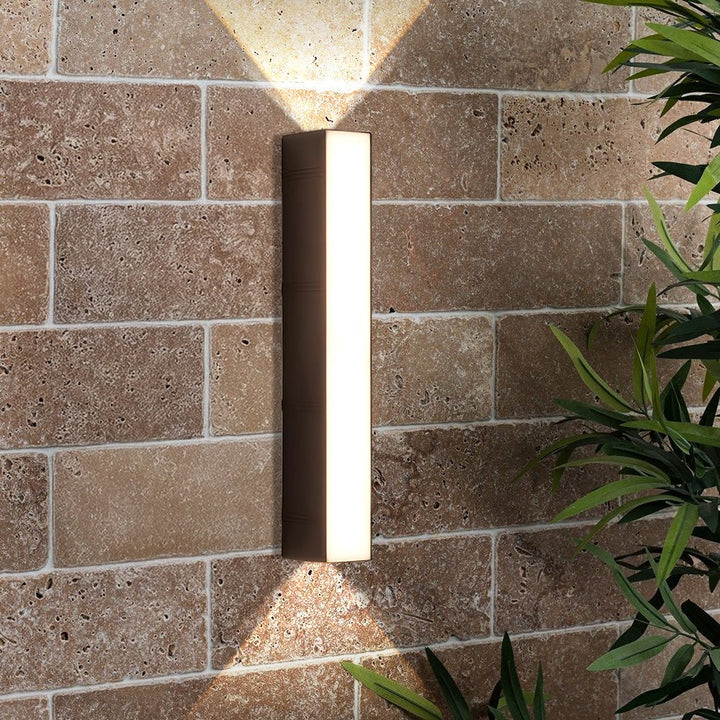 LED-wandlamp voor buiten met op- en neerwaartse verlichting, buitenmontage