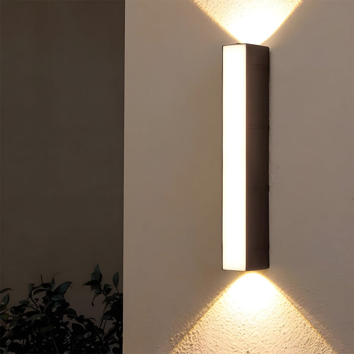LED-wandlamp voor buiten met op- en neerwaartse verlichting, buitenmontage